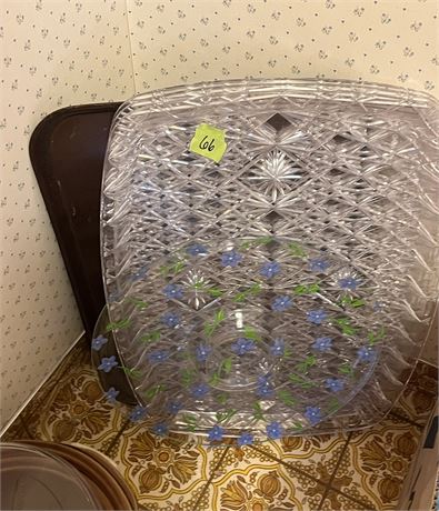 Large Serving Trays Lot