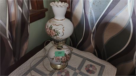Small Vintage Hurricane Lamp
