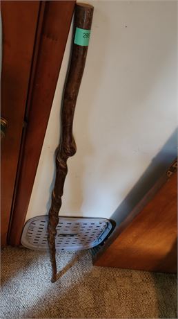 Wood Carved Walking Stick