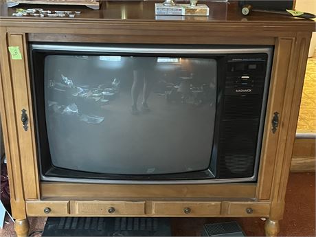 TV and Cabinet