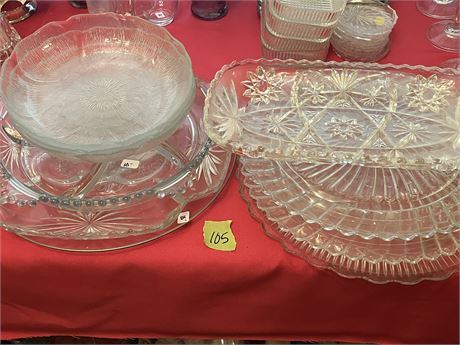 Crystal and Glass Serving Dishes