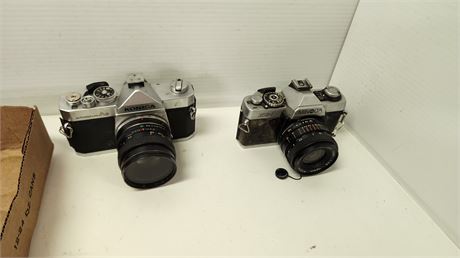 Konica Autoflex3 & Minolta XG-1 Cameras