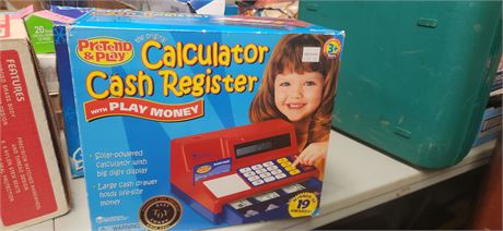 Pretend & Play The Original Calculator Cash Register With Play Money