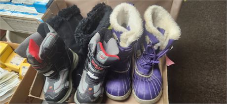 Lot Of Kids Winter Boots