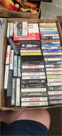 Lot Of Various Cassette Tapes