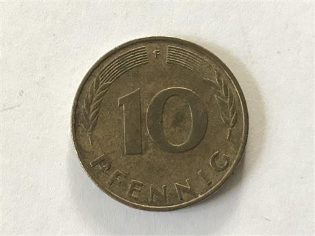 1980F Germany 10 Pfennig
