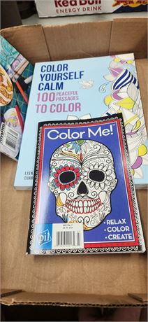 Lot Of Adult Coloring Books