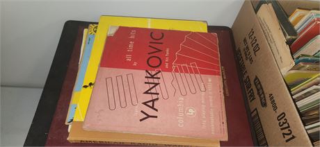 Lot of books and a couple of albulms