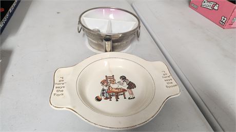 Vintage Baby Food Warmer Bowl
