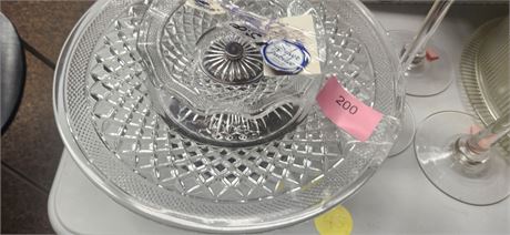Silver Jubilee Serving Tray & 4 Candle Holders