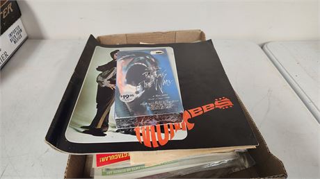Lot Of Vintage Magazines & Pink Floyd The Wall NEW VHS Tape.