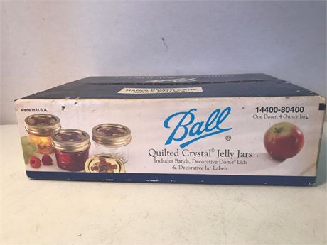 One Dozen Ball 4 Ounce Jars