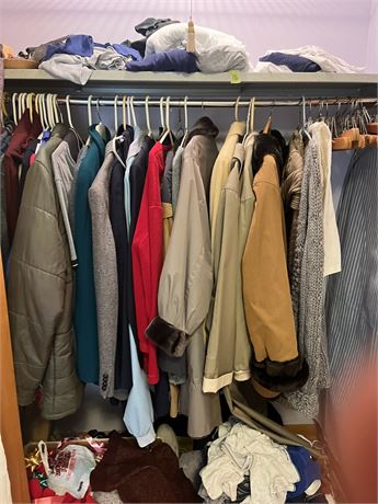 Closet Lot, Women's and Men's Clothing, Coats, Misc