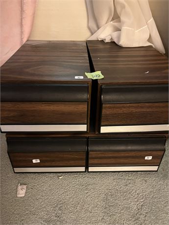 VHS Storage, Plastic Pull Out, Stackable