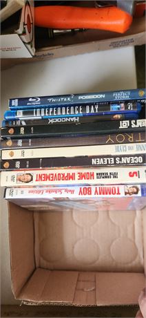 Lot of DVD's and blue ray