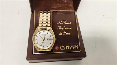 Citizen Chystron Watch & Box.