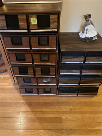 VHS Storage, Plastic Pull Out, Stackable
