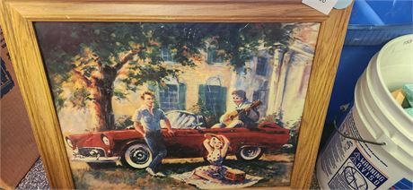 Wood Framed Picture