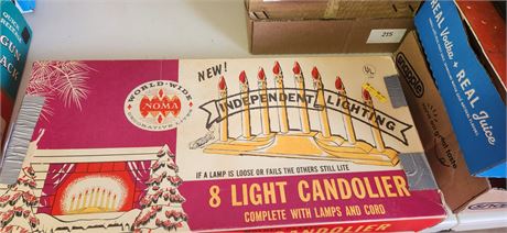 Vintage Noma 8 Light Candolier