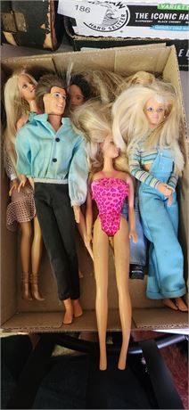 Lot Of Barbie Dolls