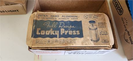 Extra Hard Aluminum Cookie Press