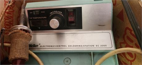 Weller Electronic Control Soldering Station EC2000 & Miscellaneous Items