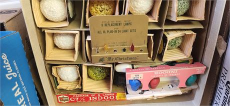 Vintage Christmas Lamp Bulbs