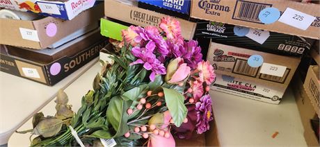 Lot Of Artificial Flowers
