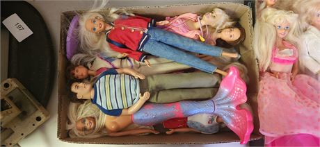 Lot Of Barbie Dolls