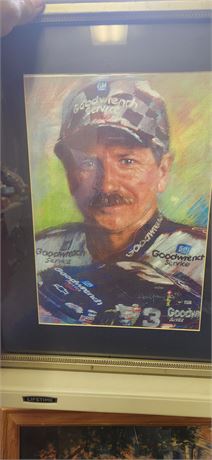Dale Earnhardt Framed Picture