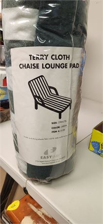 Terry Cloth Chaise Lounger Pad