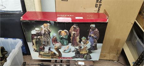 Home For The Holiday's Porcelain Nativity Set