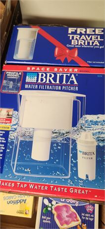 Brita Water Filtration Pitcher & Apple Coupon Organizer
