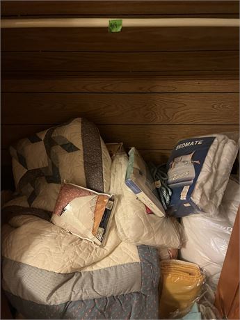 Closet Bedding Lot
