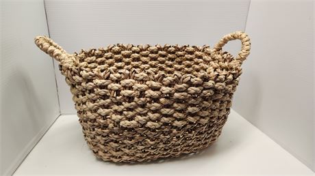 Wicker Basket & Shower Curtain & Curtain Rod Scarf & Miscellaneous Items