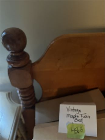 Vintage Maple Bed
