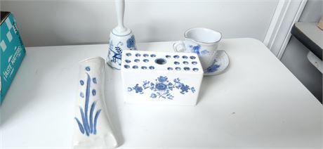 Blue Danube Bell & Hand Painted Collectable Pieces