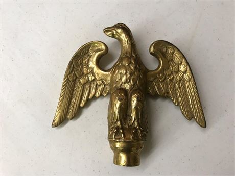 Brass Eagle Flag Topper