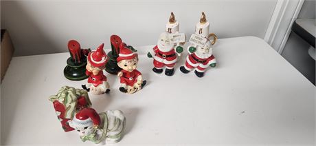 Lot of christmas salt and pepper shakers
