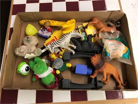 Flat of Misc. Toys
