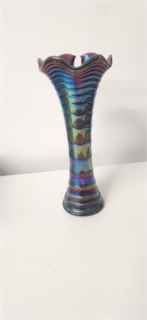 Unmarked Carnival Glass Vase