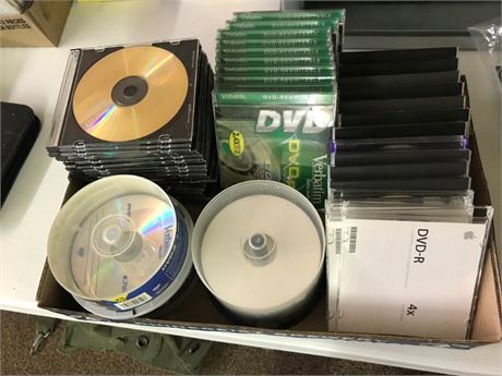 Flat of CD-Rs