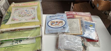 Lot Of Needlework Kits