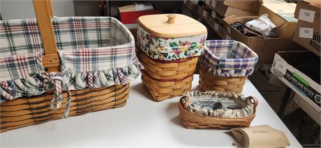 Lot Of Longaberger Baskets