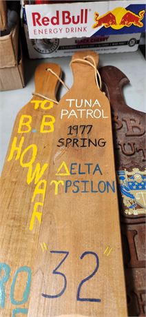 2 Wood Paddles