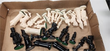 Lot Of Chess Pieces