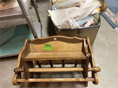 Magazine Rack and Paper Towel Holder
