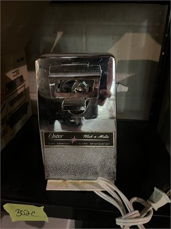 Shelf Lot, Coffee Maker, Can Opener