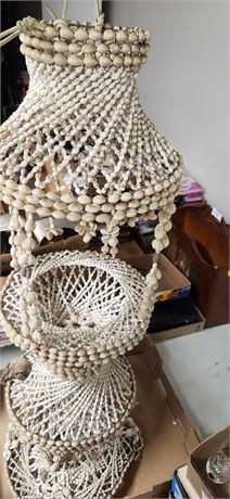 Sea Shell Hanging Basket