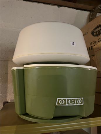 Vintage Container and Percolator